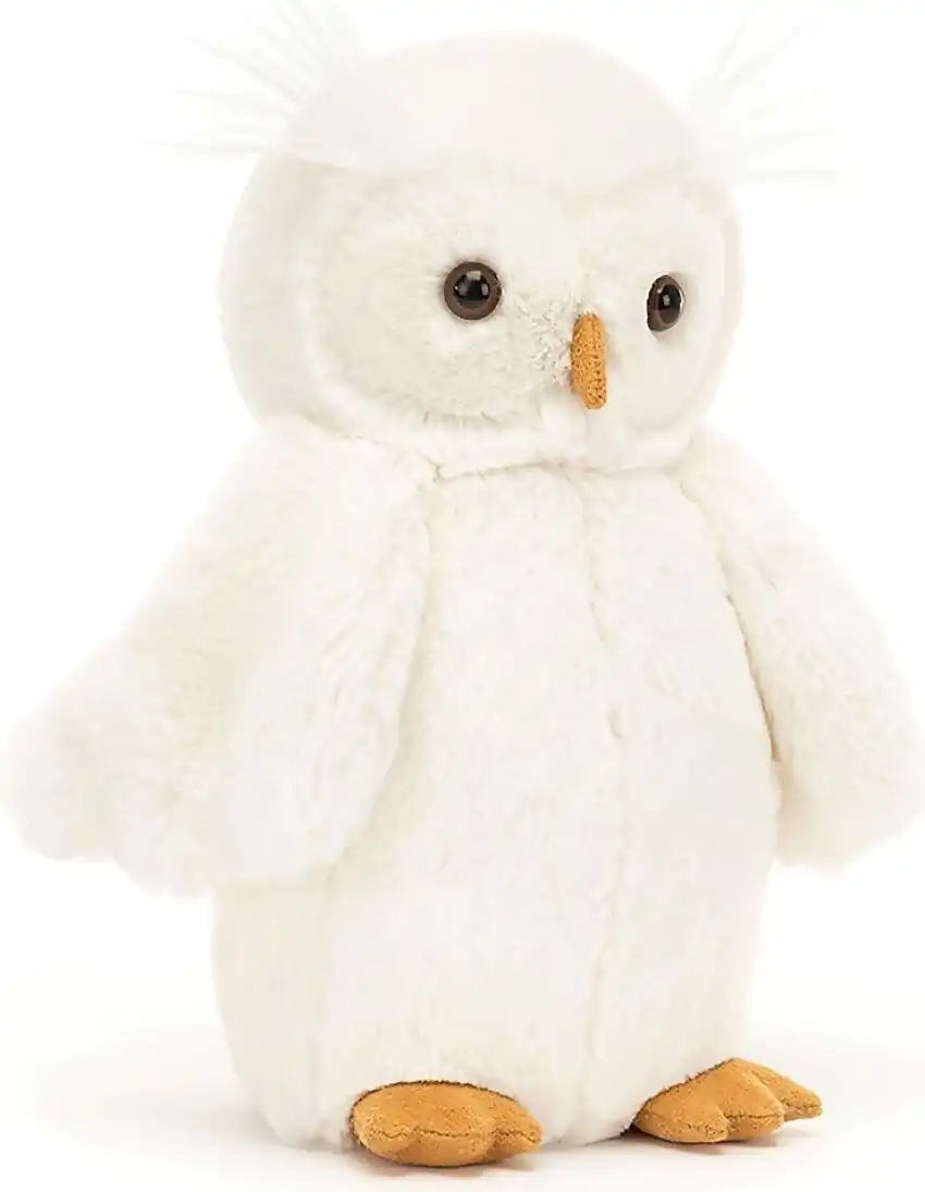 Jellycat - Bashful White Owl Medium 31x15x12cm