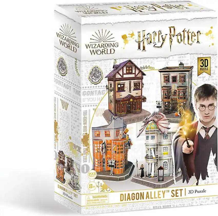 Harry Potter - Hogwarts Diagon Alley Set 3D Puzzle - U Games