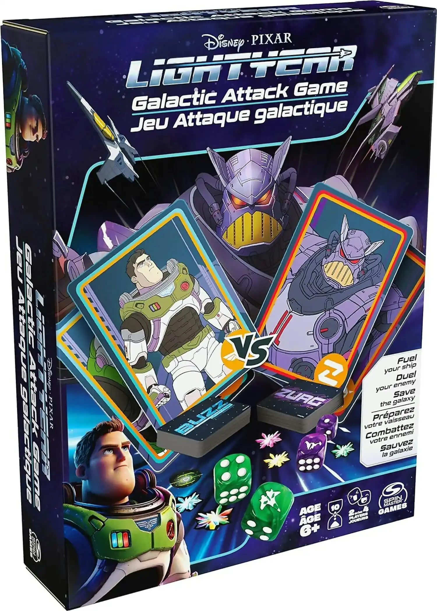 Spin Master - Disney Buzz Lightyear Galactic Attack Game
