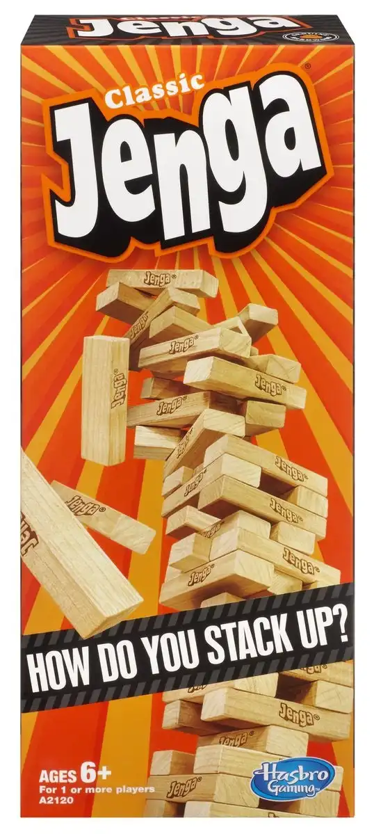 Jenga Classic Block-stacking Game