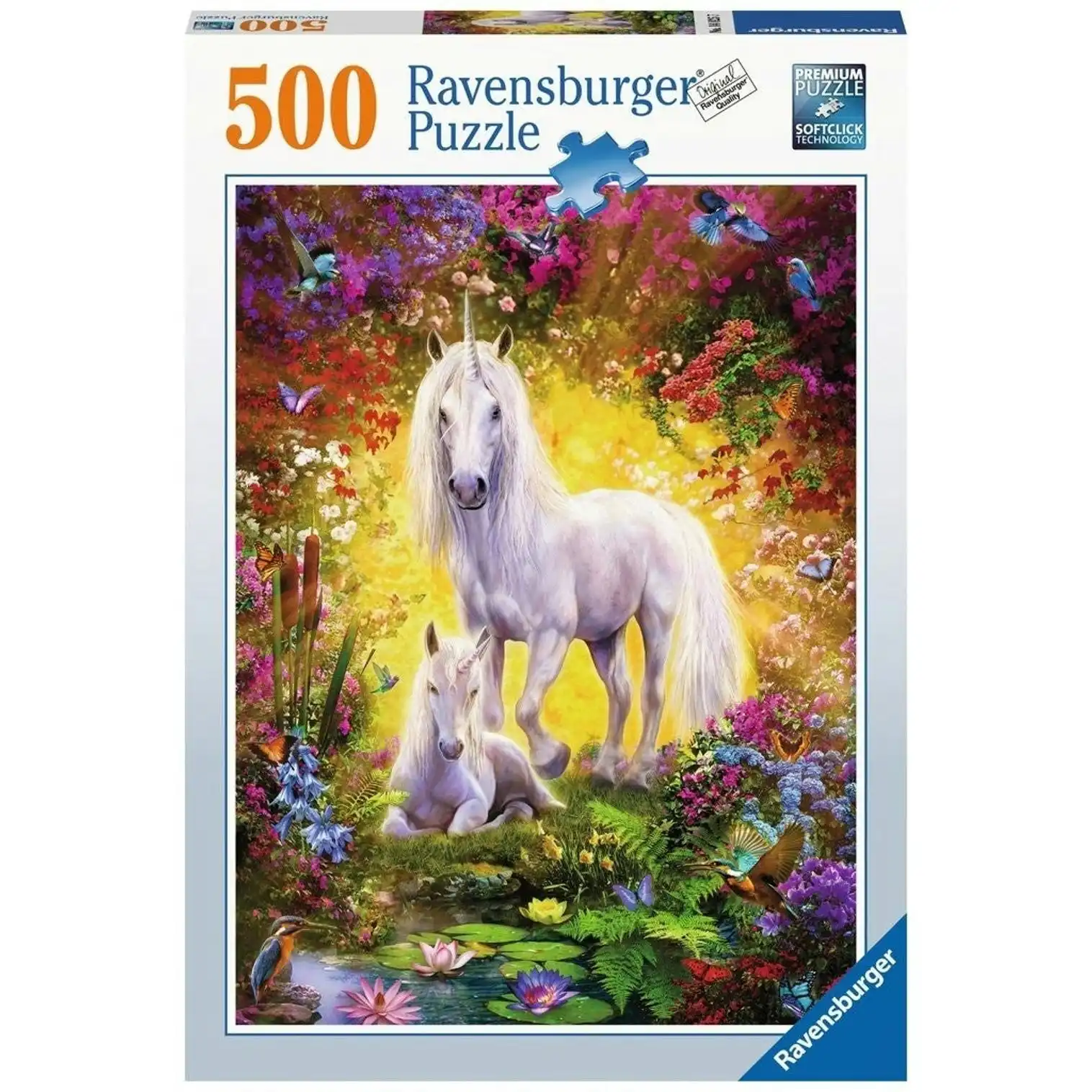 Ravensburger - Unicorn And Foal Puzzle 500 Pieces Jigsaw Puzzle
