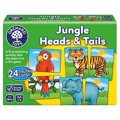Orchard Toys -  Jungle Heads & Tails Game