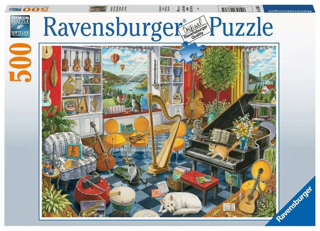 Ravensburger - The Music Room Jigsaw Puzzle 500 Pieces
