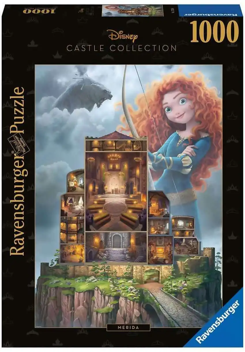 Ravensburger - Disney Castles Merida Jigsaw Puzzle 1000 Pieces