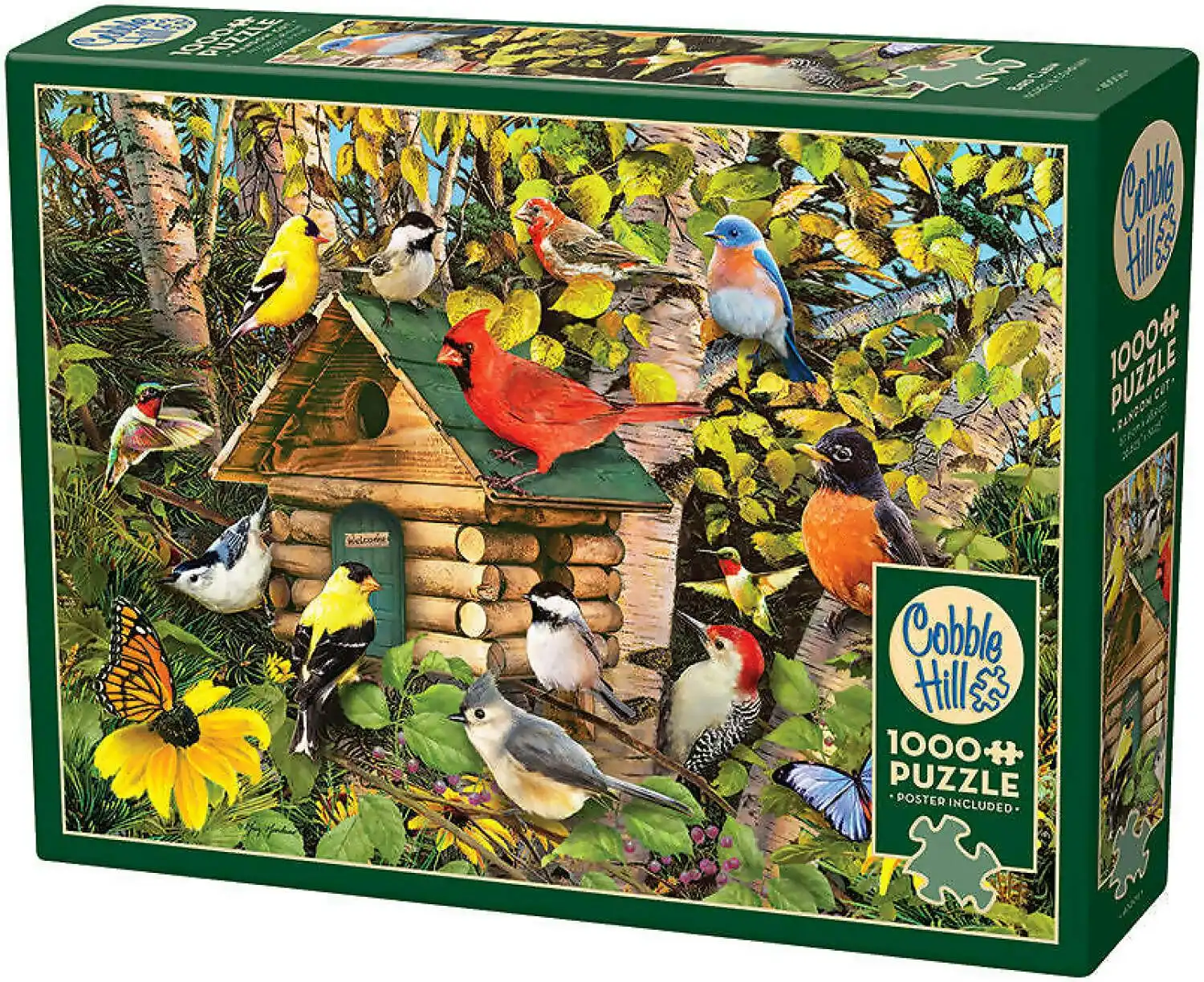 Cobble Hill - Bird Cabin - Jigsaw Puzzle 1000pc