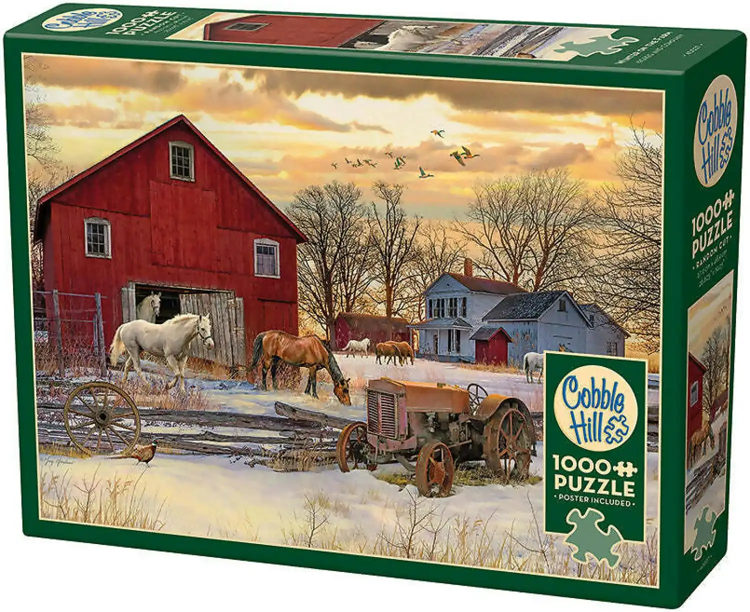 Cobble Hill - Winter On The Farm - Jigsaw Puzzle 1000pc