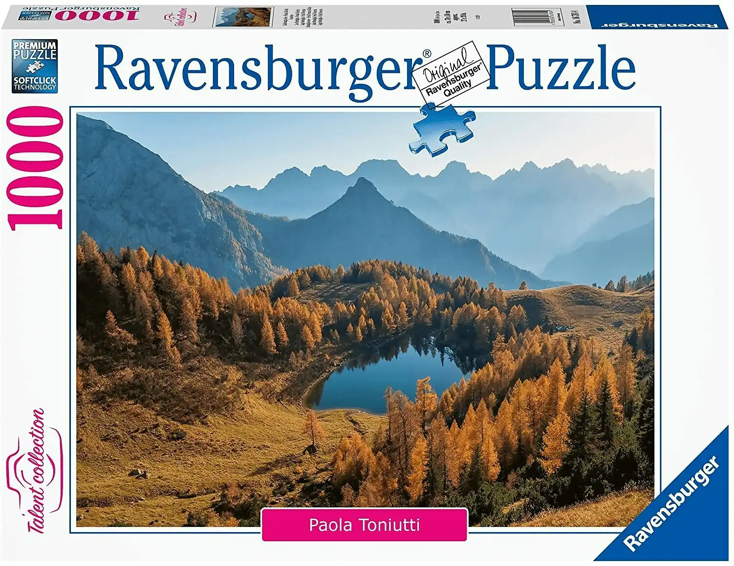 Ravensburger - Lake Bordaglia Friuli Venezia Jigsaw Puzzle 1000 Pieces