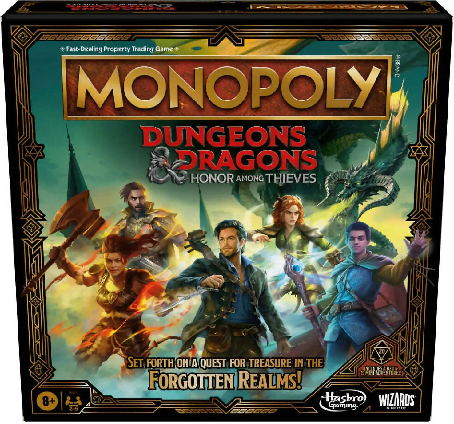 Monopoly - Monopoly Dungeons And Dragons Movie Honor Among Thieves Game - Hasbro