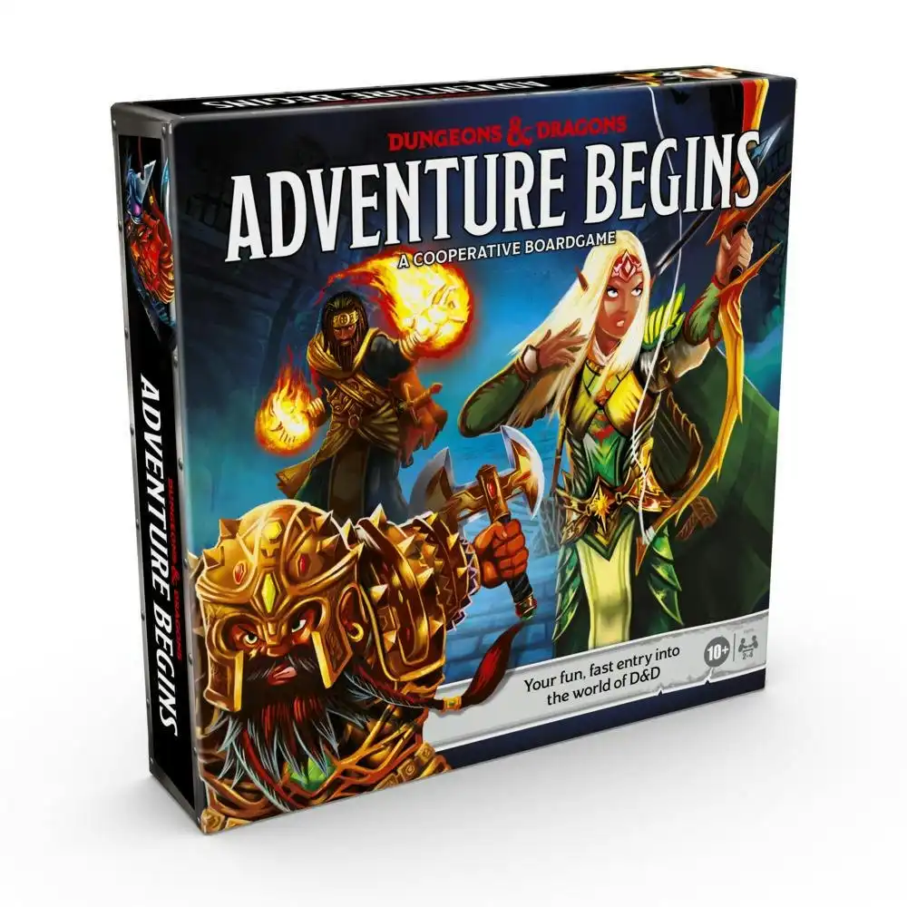 Dungeons & Dragons Adventure Begins Cooperative Fantasy Board Game  Hasbro