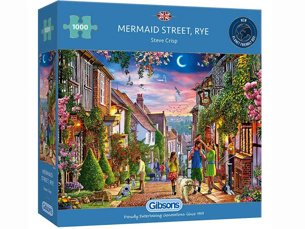 Gibsons - Mermaid Street Rye Jigsaw Puzzle 1000 Pieces