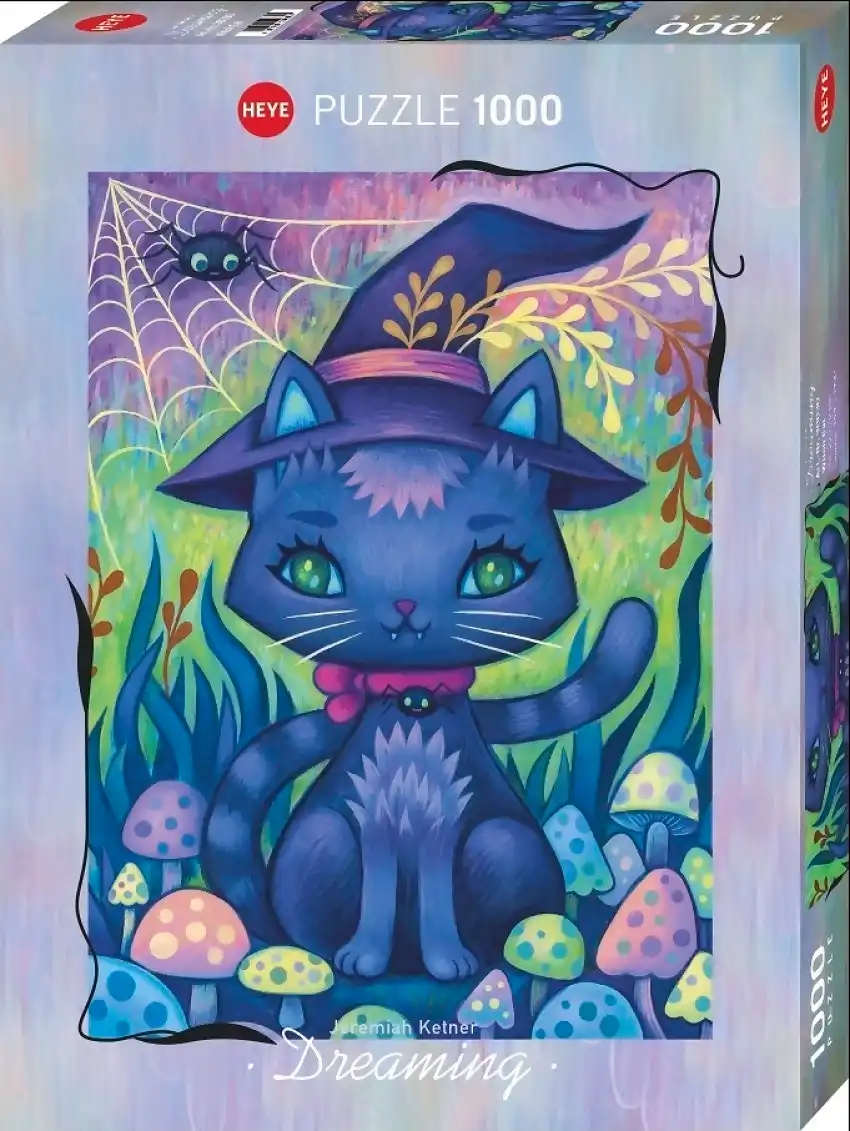 Heye - Dreaming Witch Cat Jigsaw Puzzle 1000pc