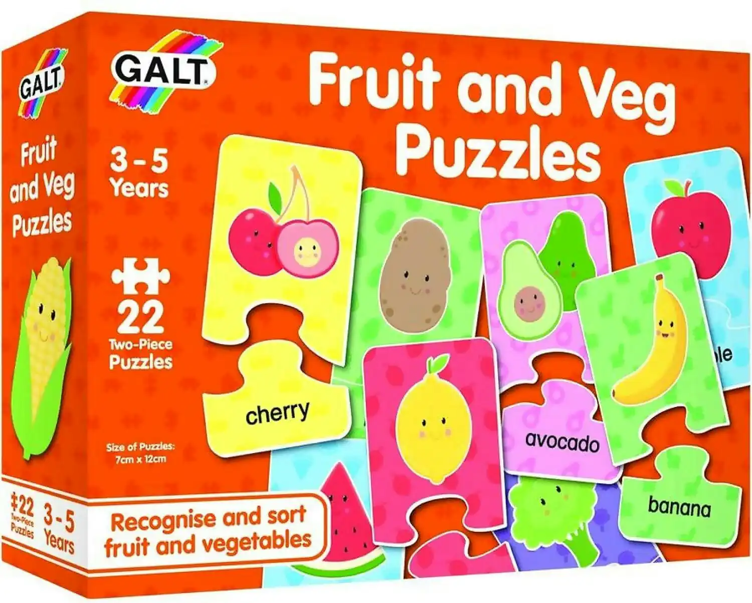 Galt - Fruit And Veg Puzzles 22 X 2pc
