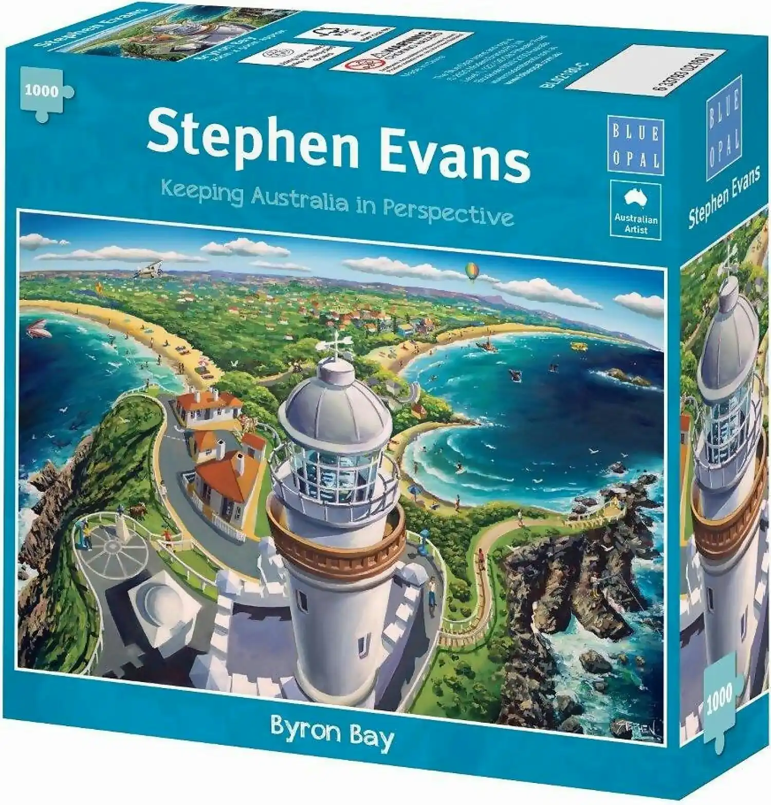 Blue Opal - Evans Byron Bay Jigsaw Puzzle 1000 Pieces