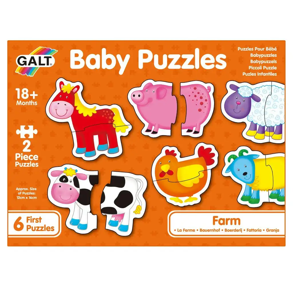Galt - Baby Puzzles - Farm