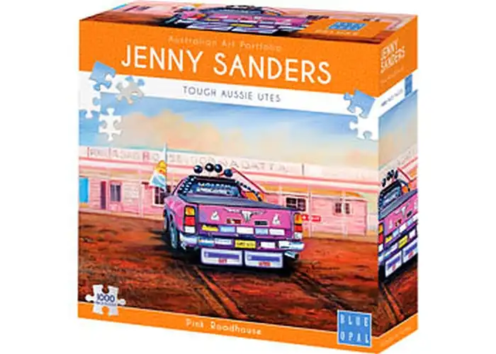Blue Opal - Pink Roadhouse Jigsaw Puzzle 1000 Pieces