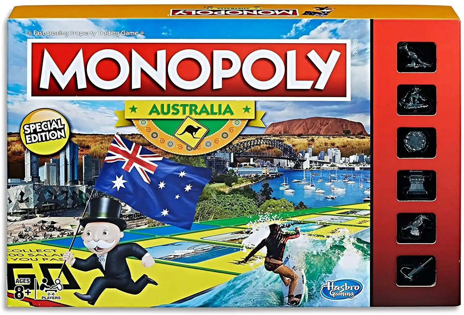 Monopoly -  Australia Special Edition Family Board Game - Australia's Best-loved Board Game Hasbro