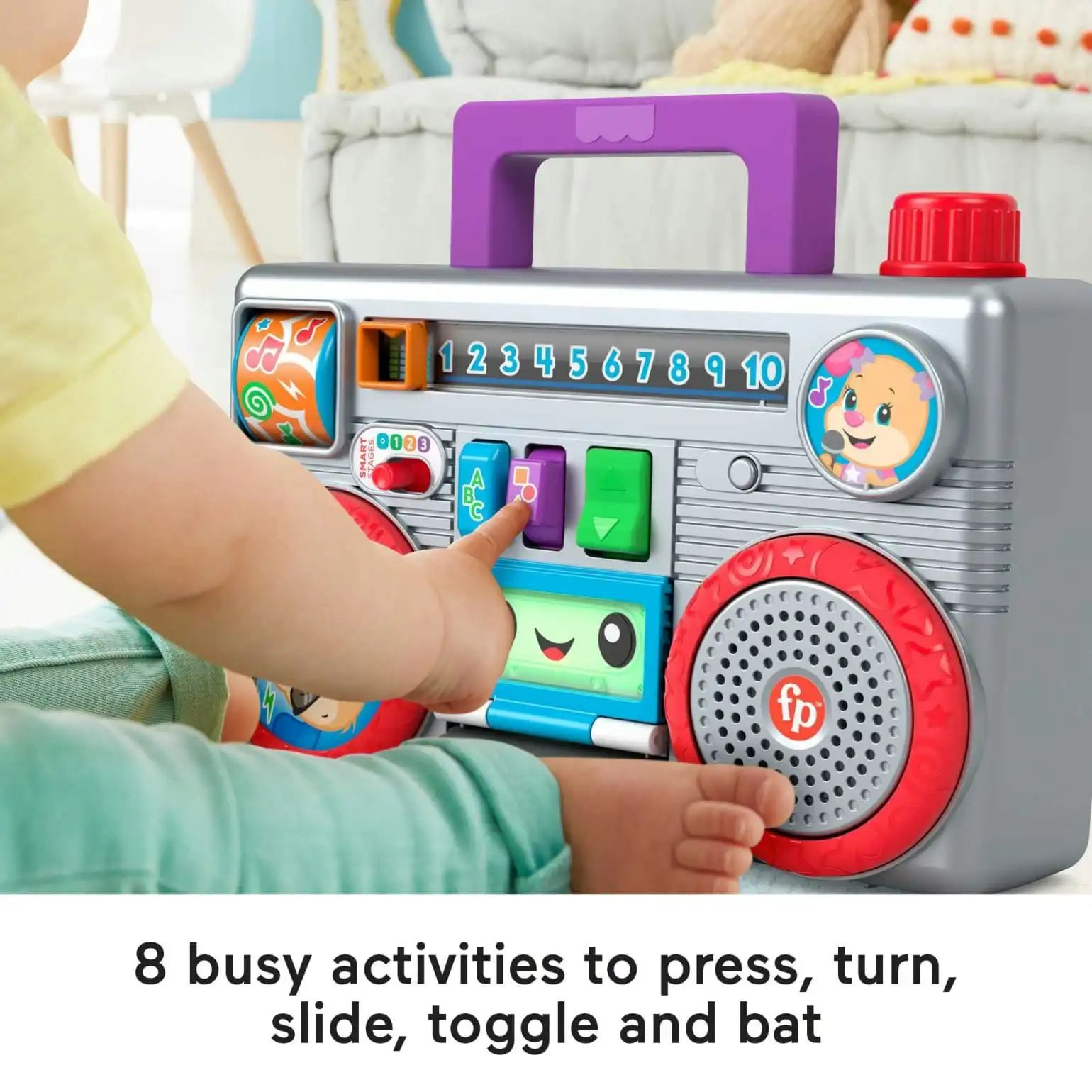 Fisher-Price - Laugh & Learn Busy Boombox