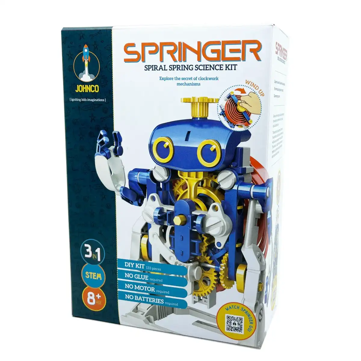 Springer Spiral Spring Robot Car Science Kit Stem