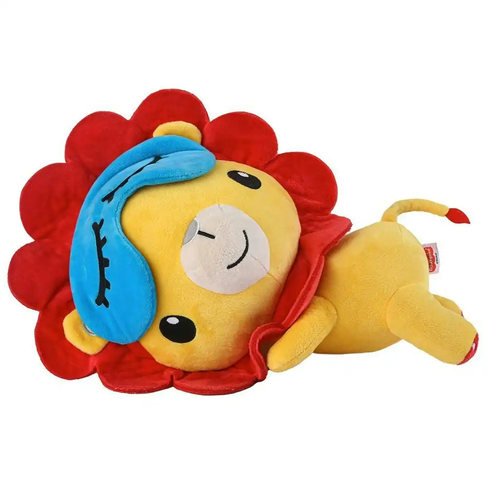 Fisher Price 30cm Sleeping Time Plush/Soft Animal Lion Kids/Child Toy 12m+