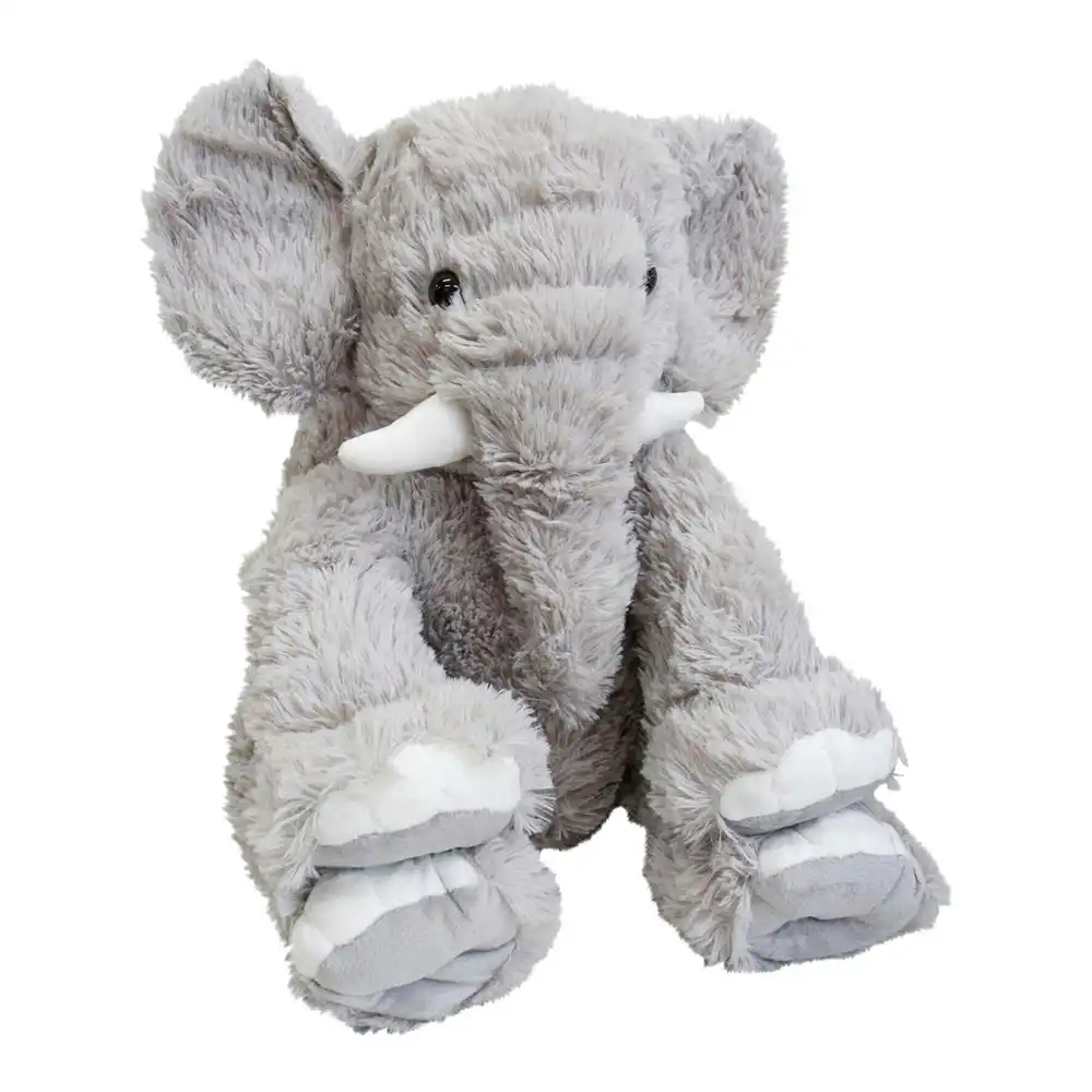 Ellie Elephant 43cm Plush Toy Kids/Children/Toddler Stuffed Animal Large Grey