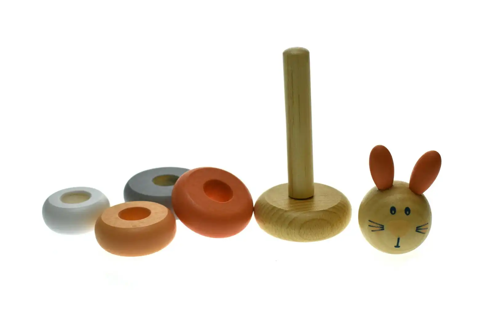 Kaper Kidz Animal Stacking Blocks Children's/Kids Pretend Play Toy Rabbit 12m+