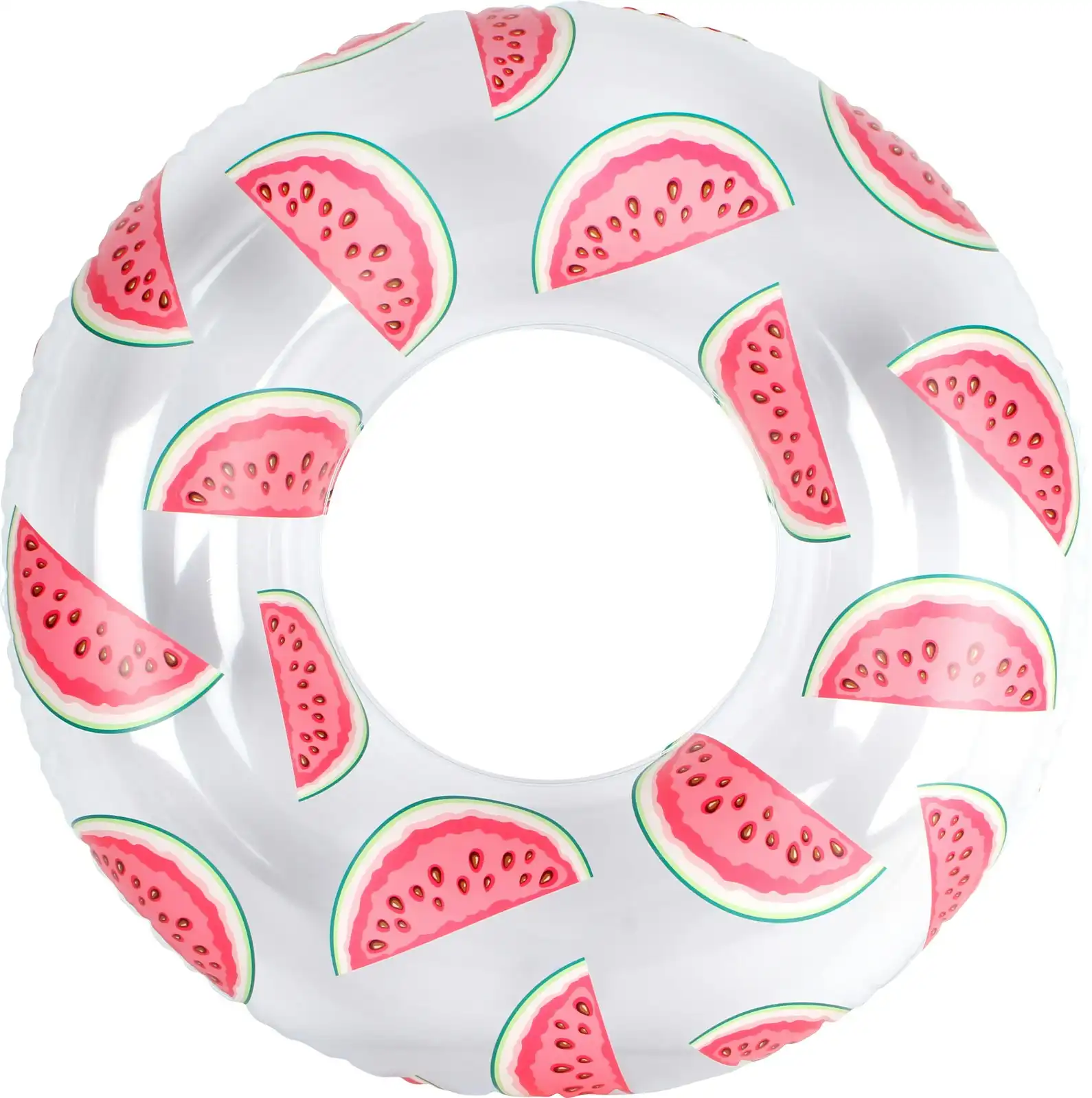 Airtime 90cm Ultra Clear Watermelon Fruit Swim Pool/Beach Floating Ring Toy