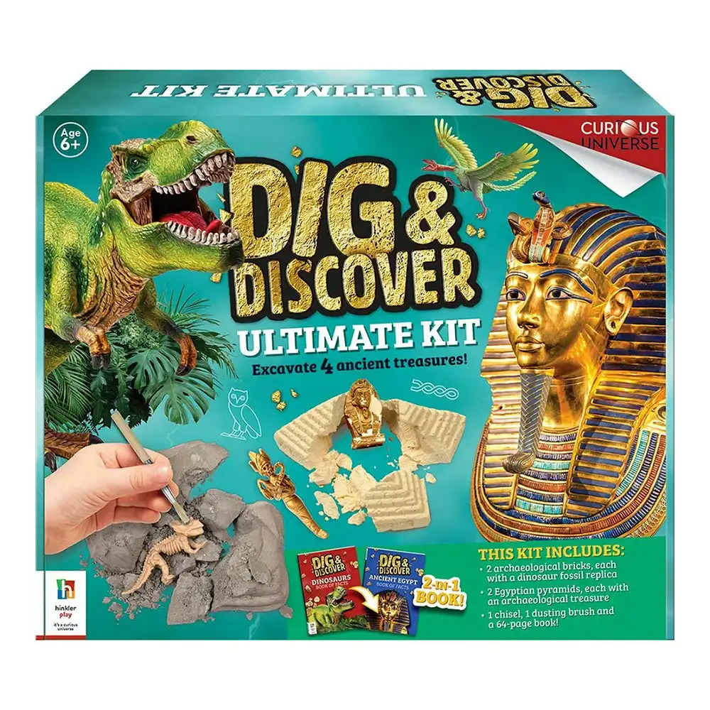 Curious Universe Dig & Discover Ultimate Archaeology Activity Kit Kids 6y+