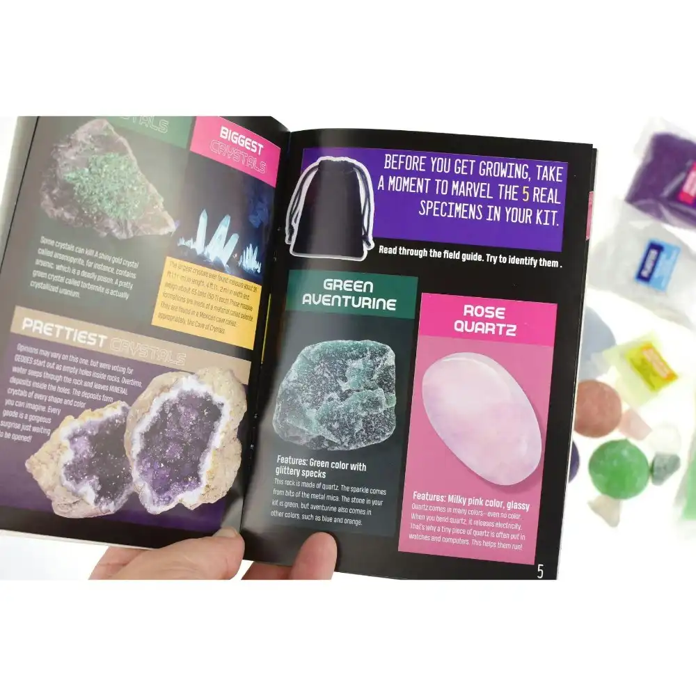 Kaper Kidz Ultimate Crystal Growing Lab Kids/Childrens Science Kit 8y+