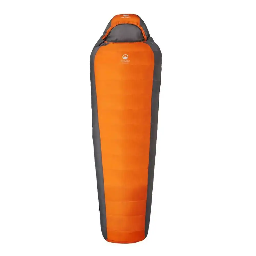 Domex Superlite X-Tall -3C Right Side Zipper Sleeping Bag Orange/Charcoal