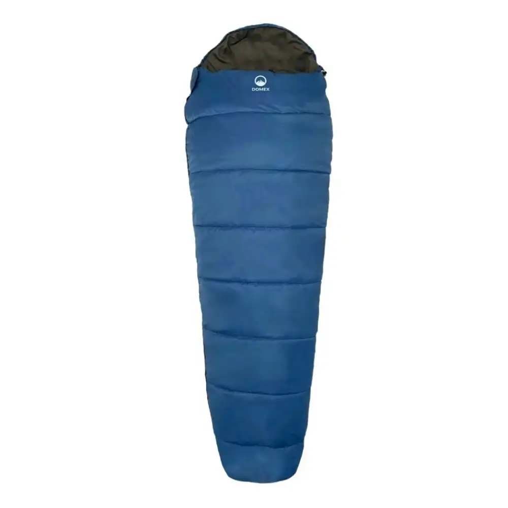 Domex Nimbus 100 Synthetic Filling +5C Compact Sleeping Bag w/ Drawstring Blue