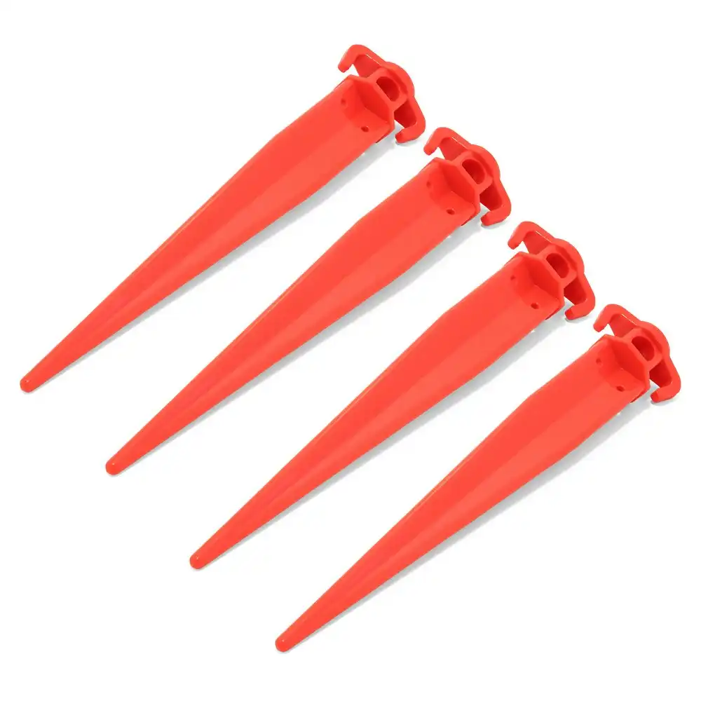 4x Coghlans Camping Stake Outdoor 28cm Ground Spike Tent/Awning Peg Accessory RD