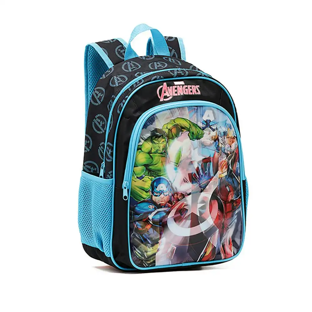 Marvel Avengers Hologram Kids/Children Shoulder Zippered Backpack Bag 38x28x16cm