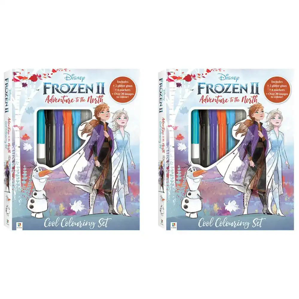 2x Kaleidoscope Colouring Frozen 2 Adventure to the North Kids Art Activity Kit