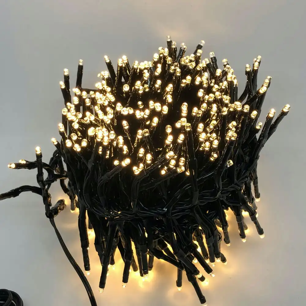 Carter 576 LED 3mm 9.5m String Fairy Lights White Outdoor/Indoor Wall Plug