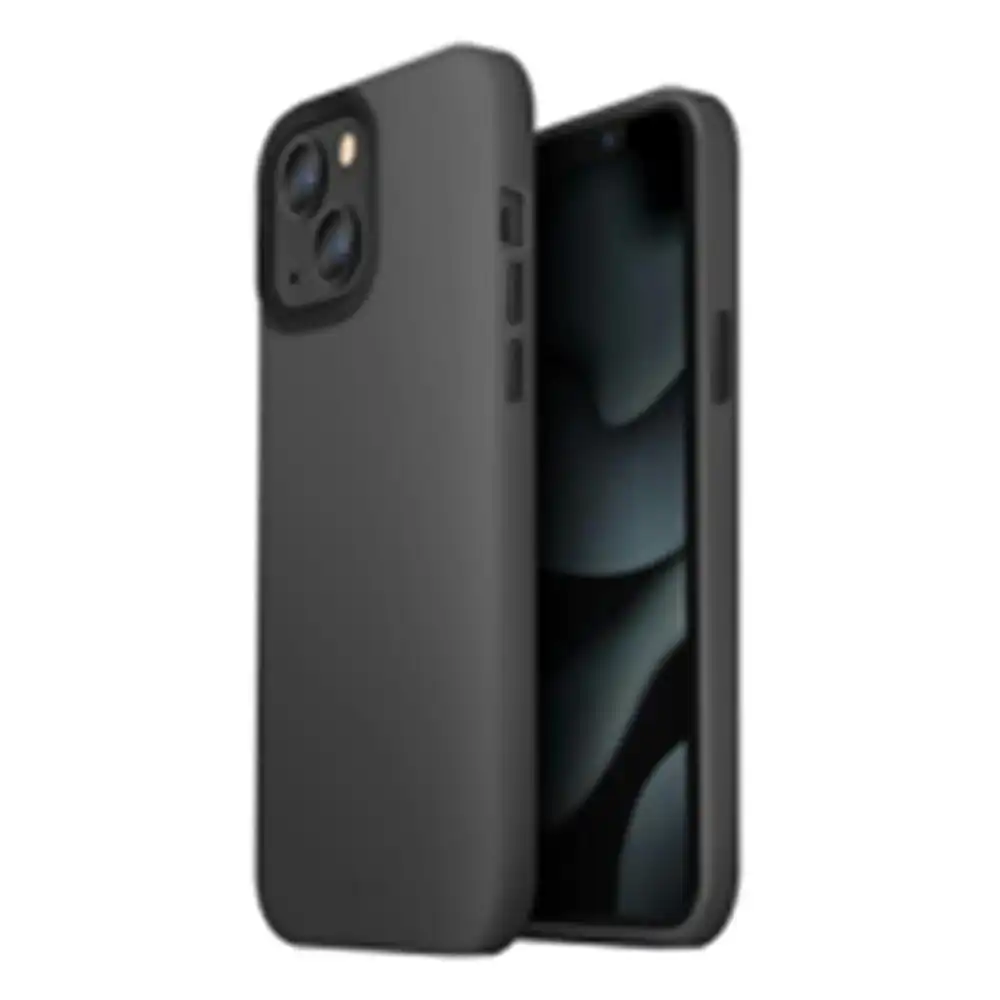 Uniq Lino Hue MagSafe Silicone Case Cover Protection For iPhone 14 Pro Black