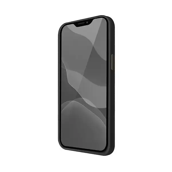 Uniq Lino Hue Silicone Armour Case Protective Cover For iPhone 12 Pro Black