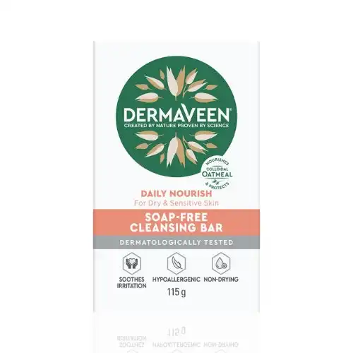 DermaVeen Daily Nourish Soap-free Cleansing Bar 115g