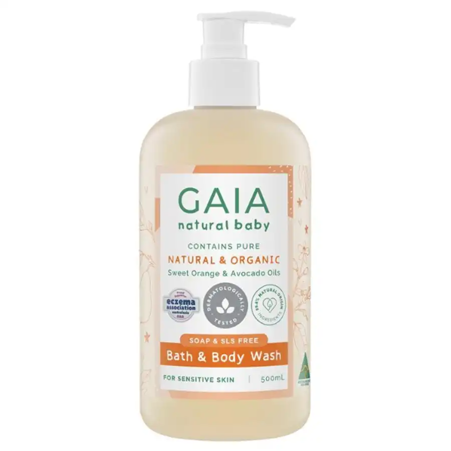 GAIA Natural Baby - Bath & Body Wash 500ml