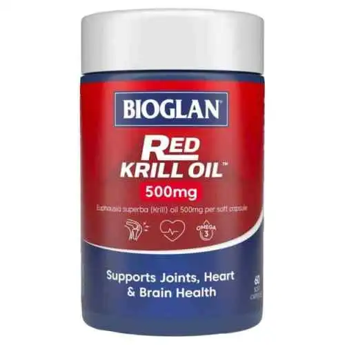 Bioglan Red Krill Oil Triple Action 500mg 60s