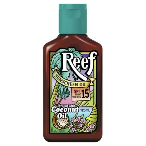 Reef Coconut Sun Tan Oil Spf15+ 125ml