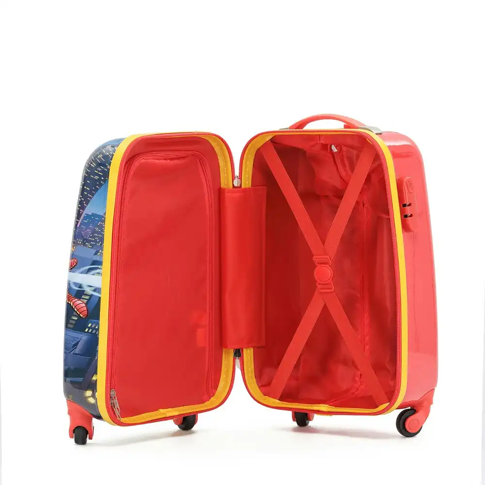 Marvel Spiderman 17" Trolley Cabin Luggage Travel Wheel Suitcase Bag 50x35x24cm