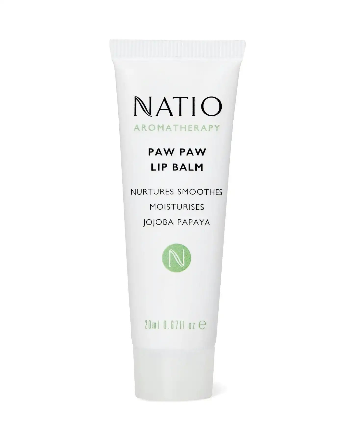 Natio Aromatherapy Paw Paw Lip Balm 20ml