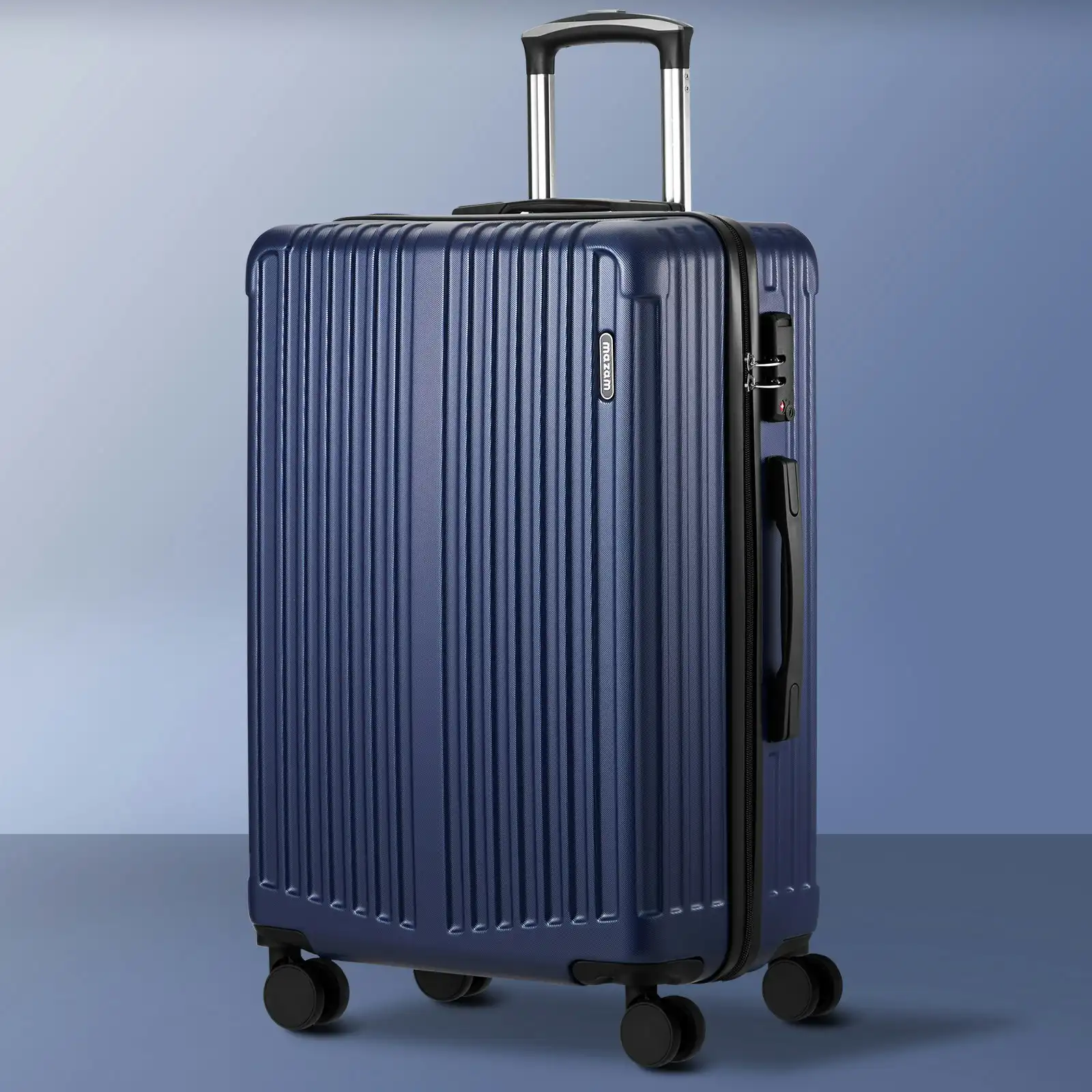 Mazam 28" Luggage Suitcase Trolley Set Travel TSA Lock Storage ABS Case Navy