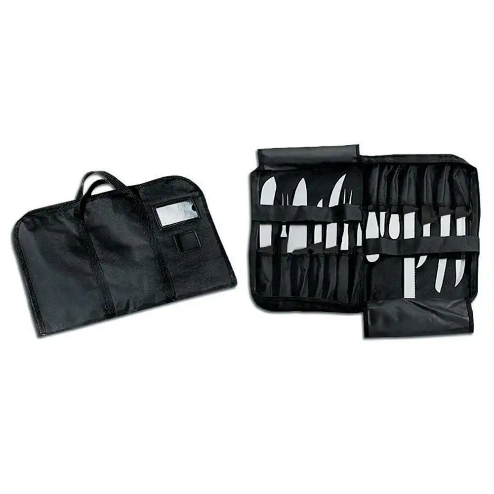 Dexter 14pc Cutlery Case Kitchen Utensils/Knife Holder Knife Storage Bag Black