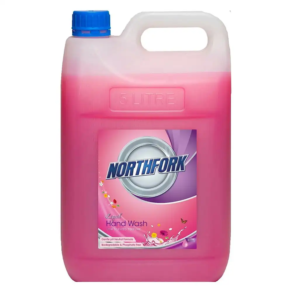 Northfork Liquid PH Neutral Low Scented Handwash Biodegrable Phosphate Free 5L