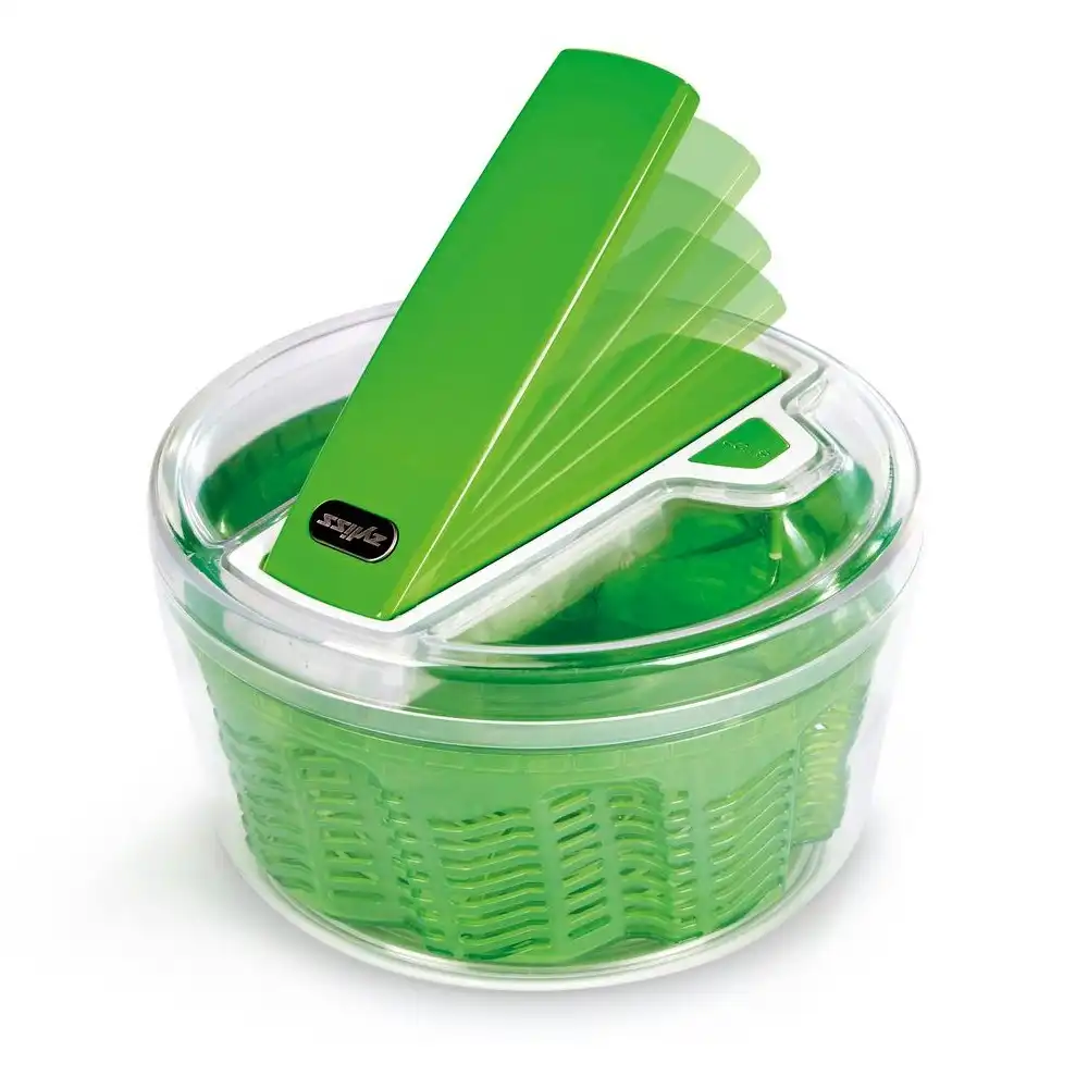 Zyliss Swift Dry 22cm Small Salad Spinner Lettuce/Vegetable Dryer Container GRN