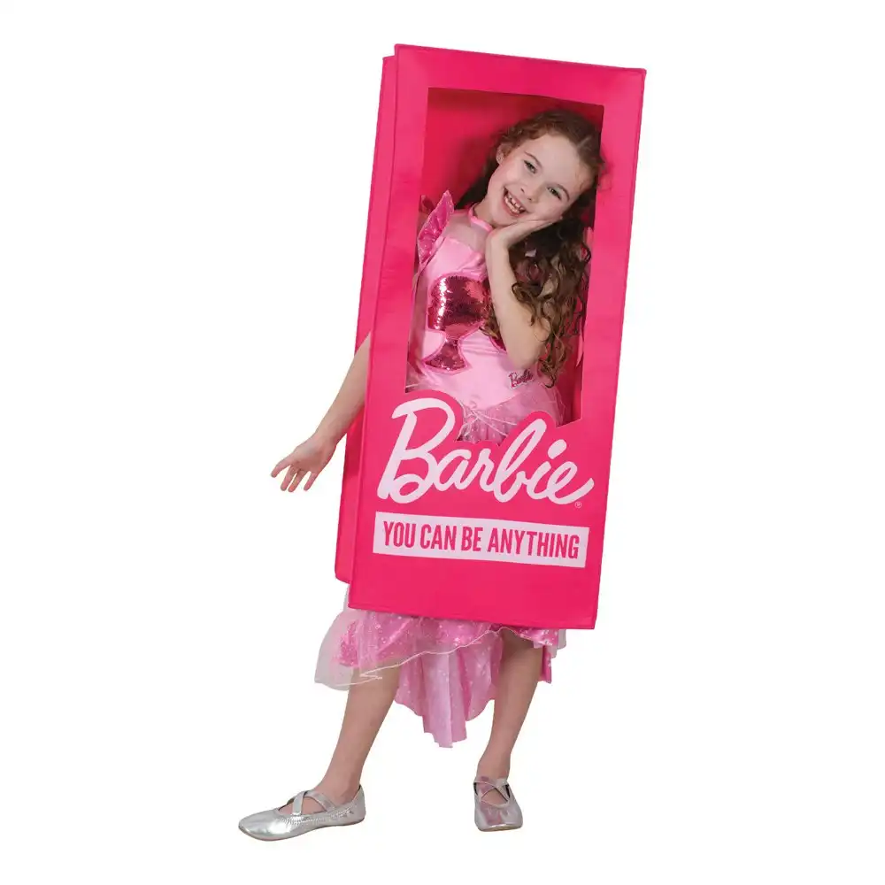 Mattel Barbie Lifesize Doll Box Kids/Children Halloween Party Dress Up Costume