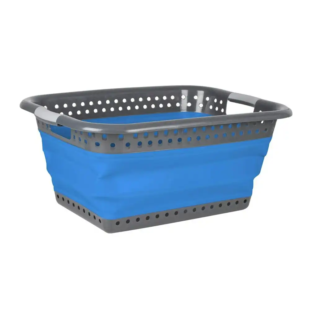Wildtrak Expanda 37L Collapsible Laundry Basket 60.9x45.4cm Storage Organiser