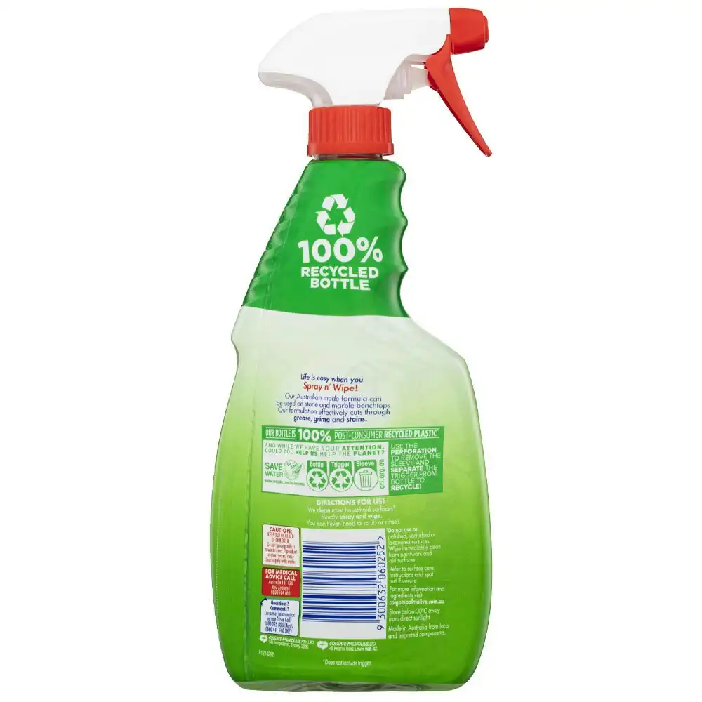 Ajax Spray N Wipe Trigger Multi-Purpose Spray Bottle Baking Soda & Citrus 500ml