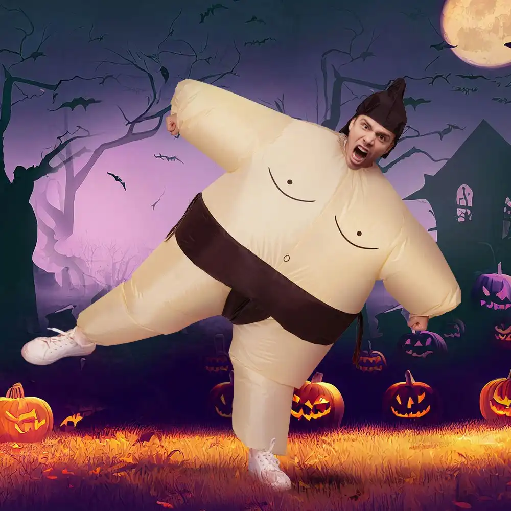 Inflatable Costume Sumo Halloween Cosplay Suit